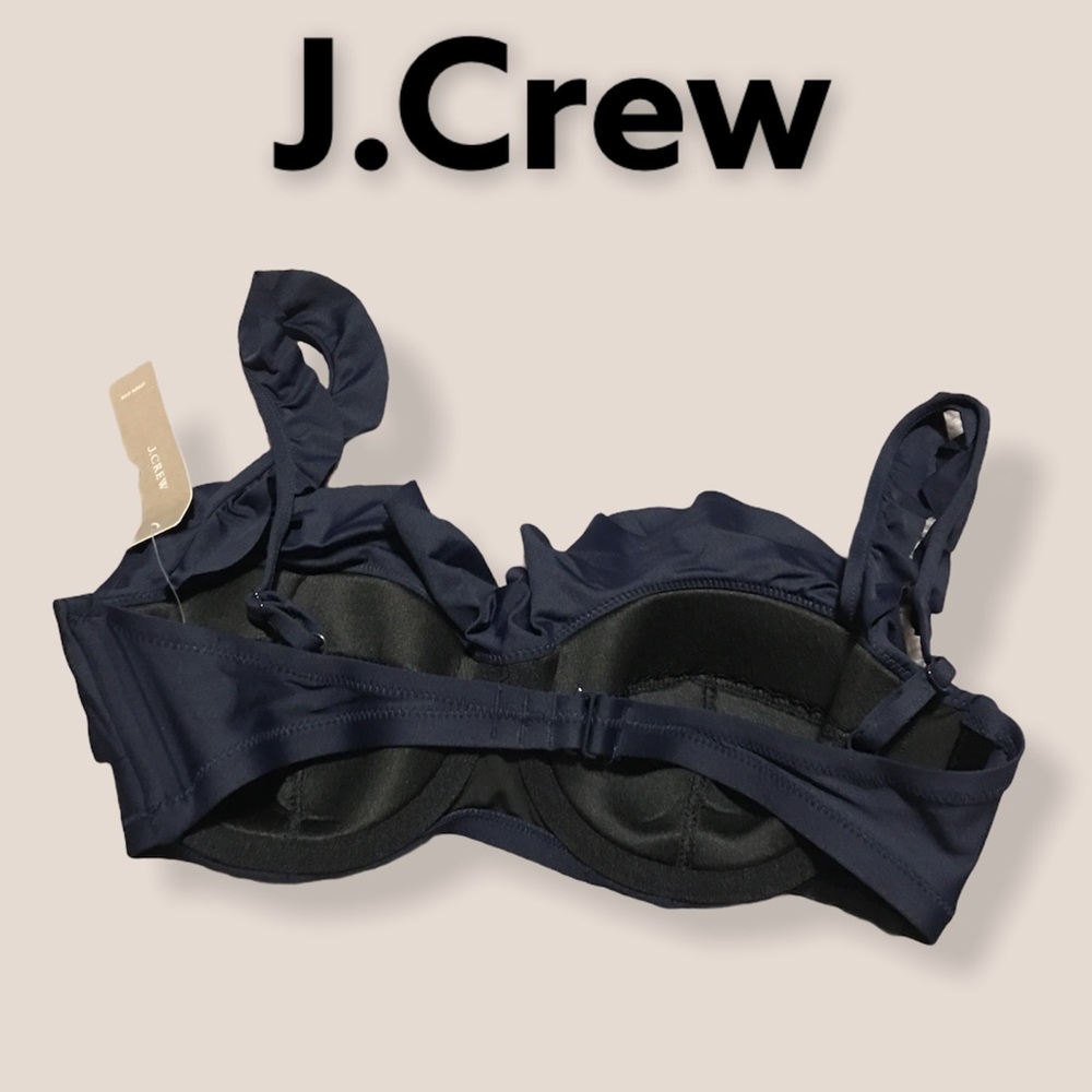 J.Crew ruffle swim top - Picture 2 of 7